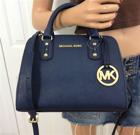 michael kors sac a main bleu|Michael Kors purses blue.